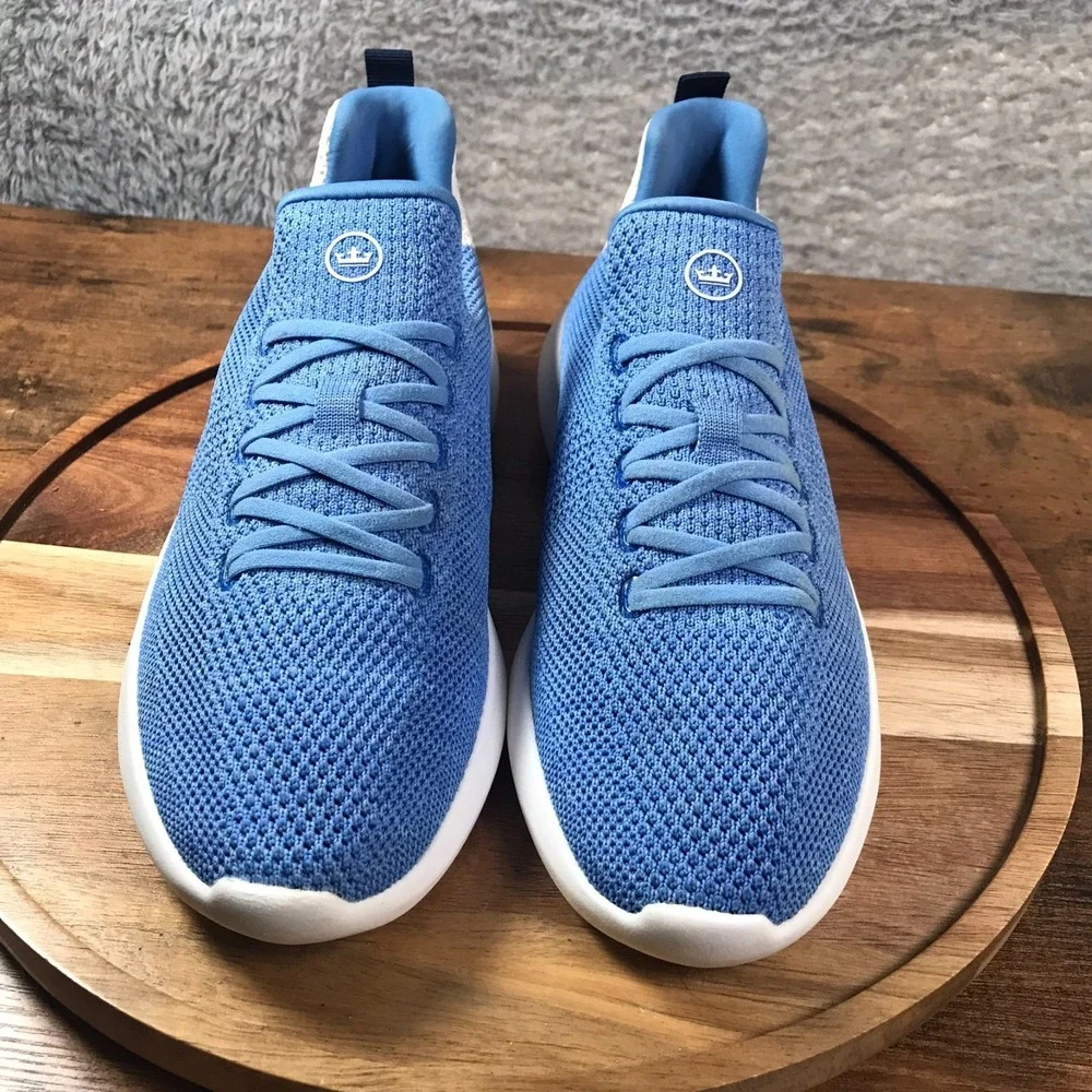 Peter Millar Crown Hyperlight Glide Sneaker Womens 8 Blue Marine Knit Slip On